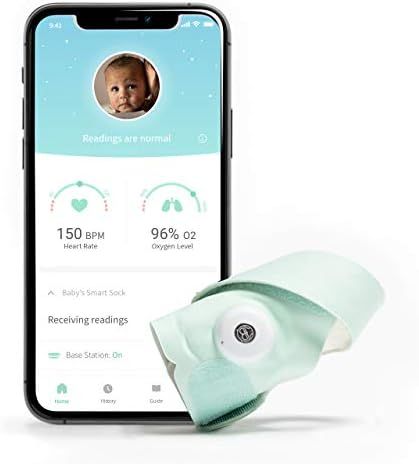 Owlet — Smart Sock 3 — Monitors Heart Rate and Oxygen for Baby Safety — iOS and Android Com... | Amazon (US)