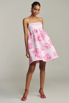 Maeve Babydoll Mini Dress | Anthropologie (US)