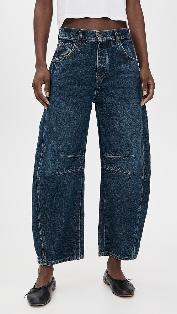 Good Luck Mid Rise Barrel Jeans | Shopbop