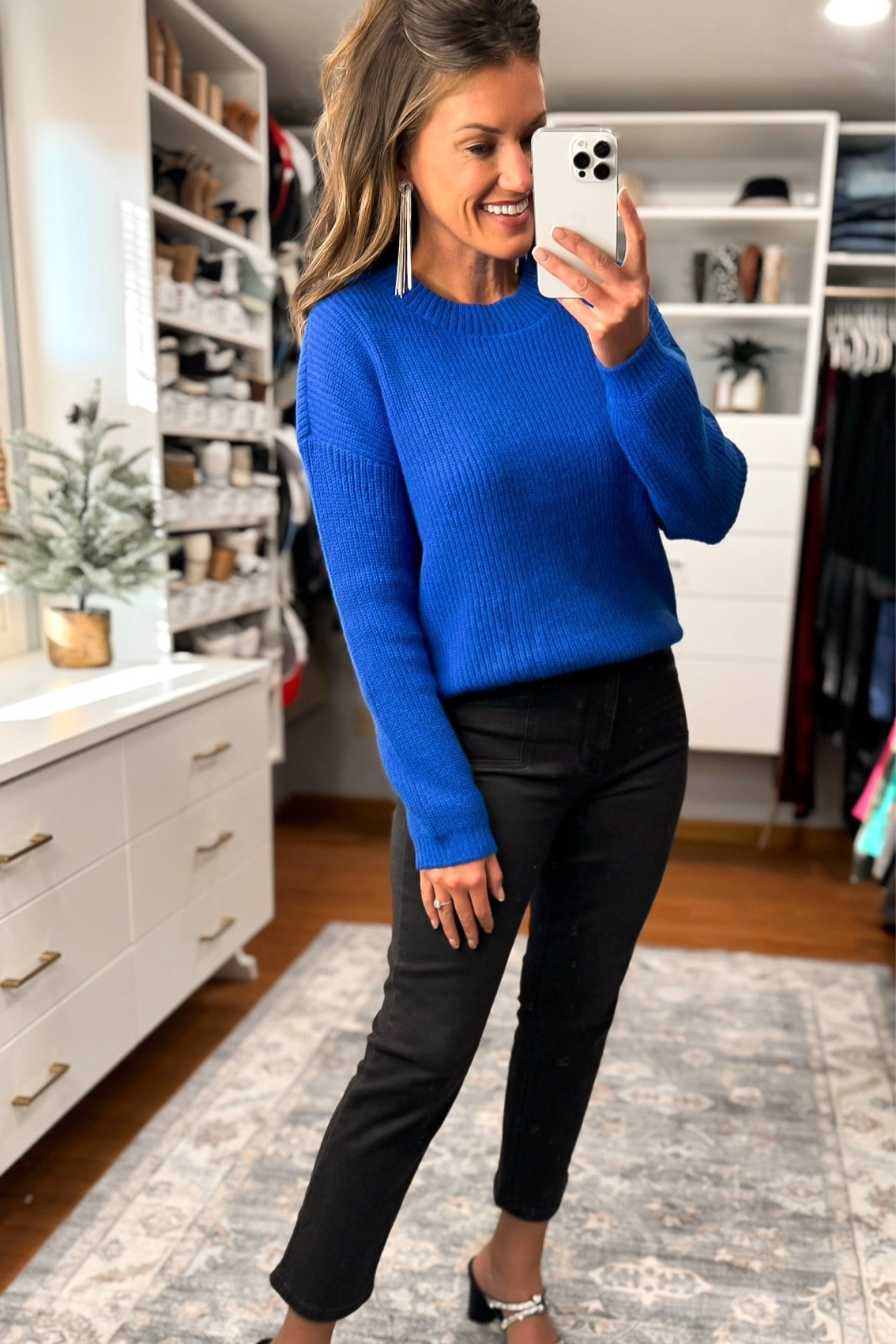 $8.00 Walmart sweater. Wearing size large 

#LTKCyberWeek #LTKSeasonal #LTKHoliday