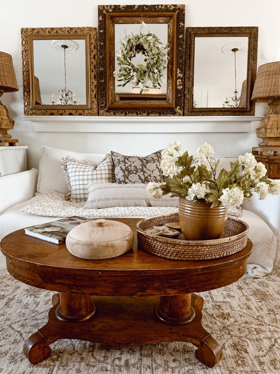 Our coffee table has a refreshed look for Spring. 

#LTKHome #LTKSeasonal