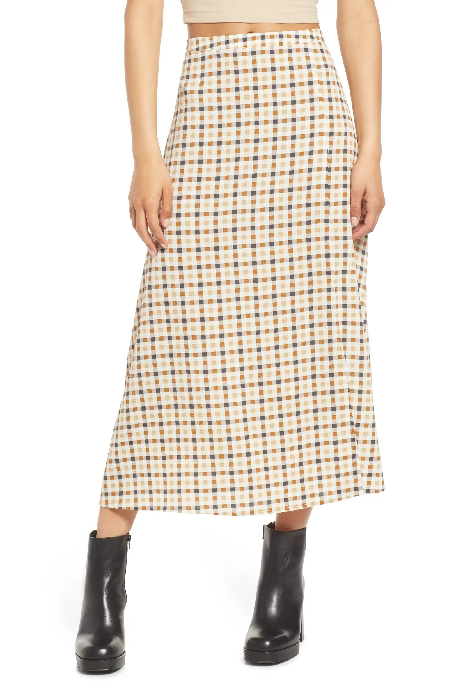 Saga Recycled Polyester Blend Midi Skirt | Nordstrom