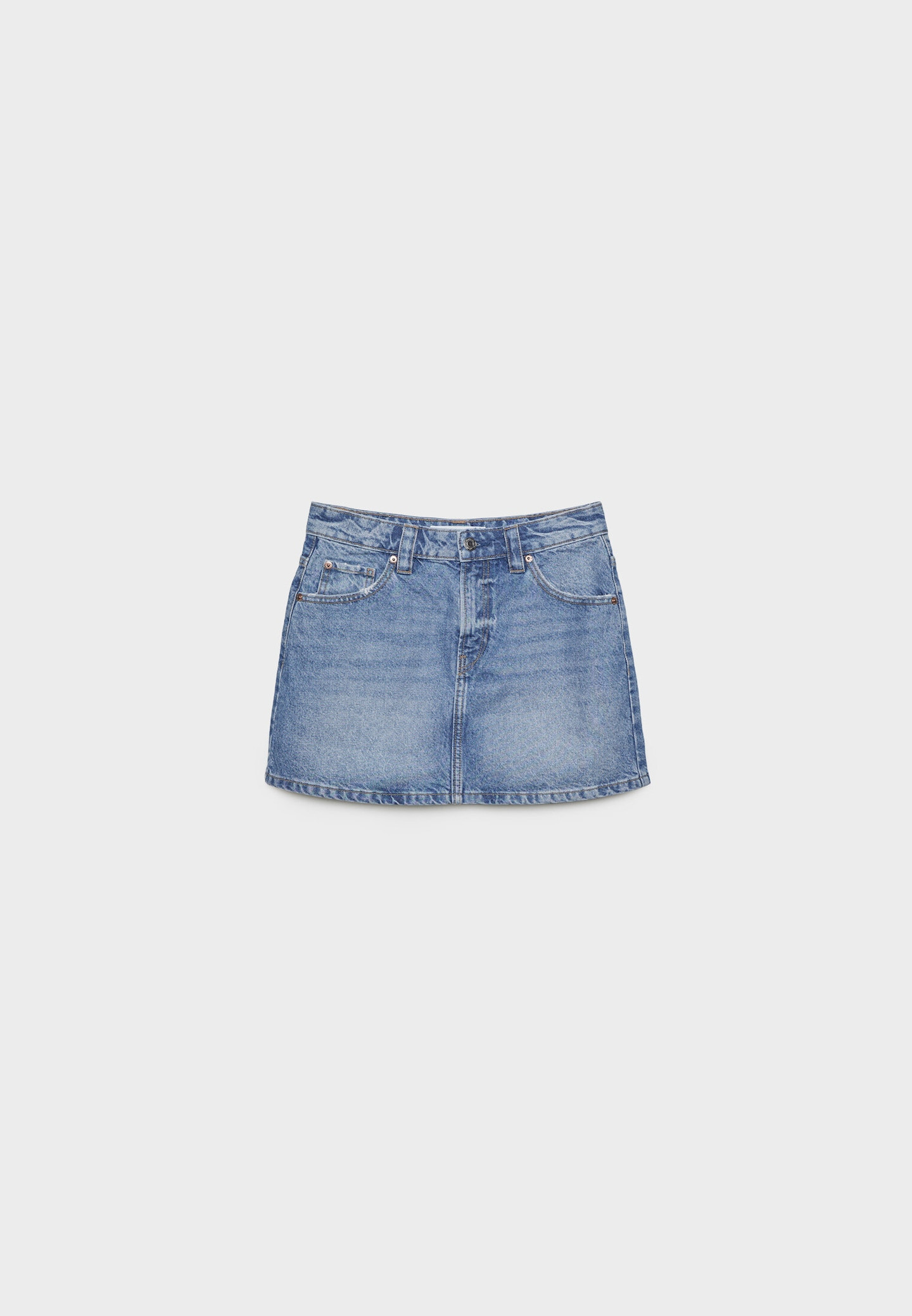 Denim mini skirt | Stradivarius (UK)