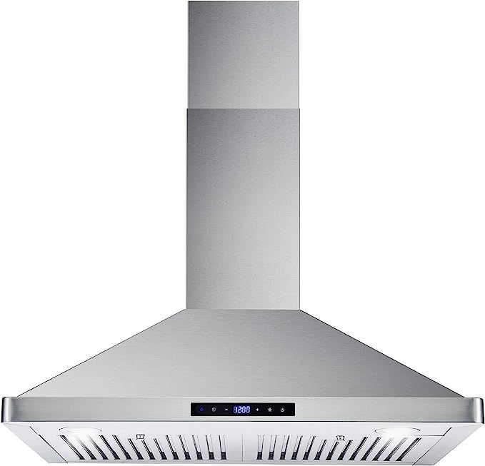Cosmo 63175S 30 in. Wall Mount Range Hood with Ductless Convertible Duct (additional filters need... | Amazon (US)