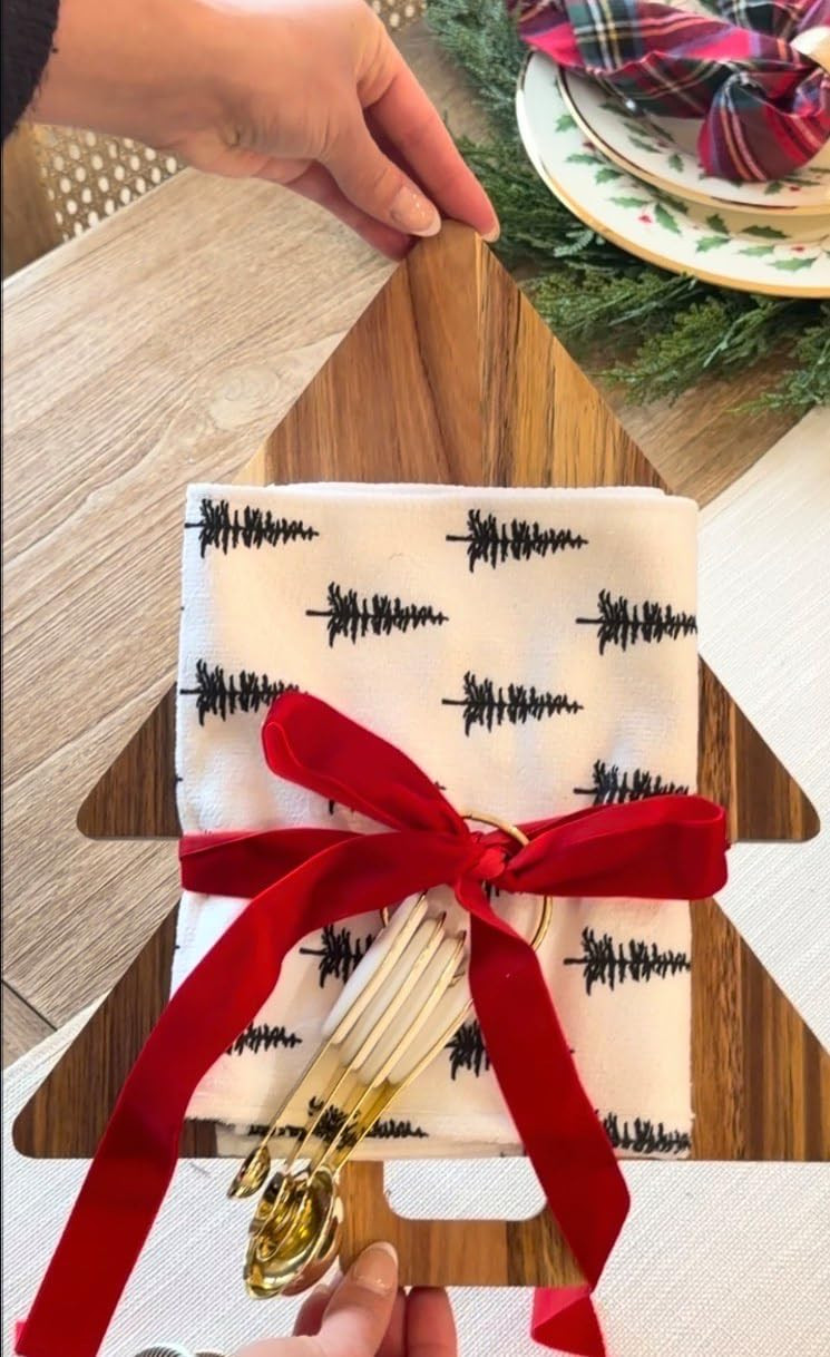 The perfect little thank-you for the holiday host 🎄 A festive cutting board, cozy Christmas towel, and the cutest teaspoons—thoughtful, practical, and so easy to gift.

#HostessGift #ChristmasHostessGift #HolidayGifting #AmazonFinds #ChristmasKitchen #FestiveFinds #HolidayEntertaining #ThoughtfulGifts #EasyChristmasGifts #ChristmasHomeDecor #pleasantlybuilt 

 #LTKGiftGuide #LTKHoliday #LTKSeasonal