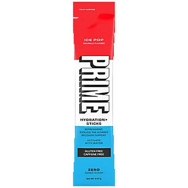 Prime Hydration Drink Mix - Ice Pop (6 On The Go Sticks) | Walmart (US)