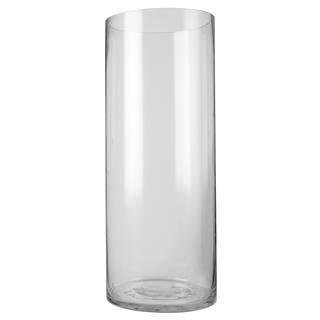 Ashland™ Large Cylinder Glass Vase, 18" | Michaels Stores