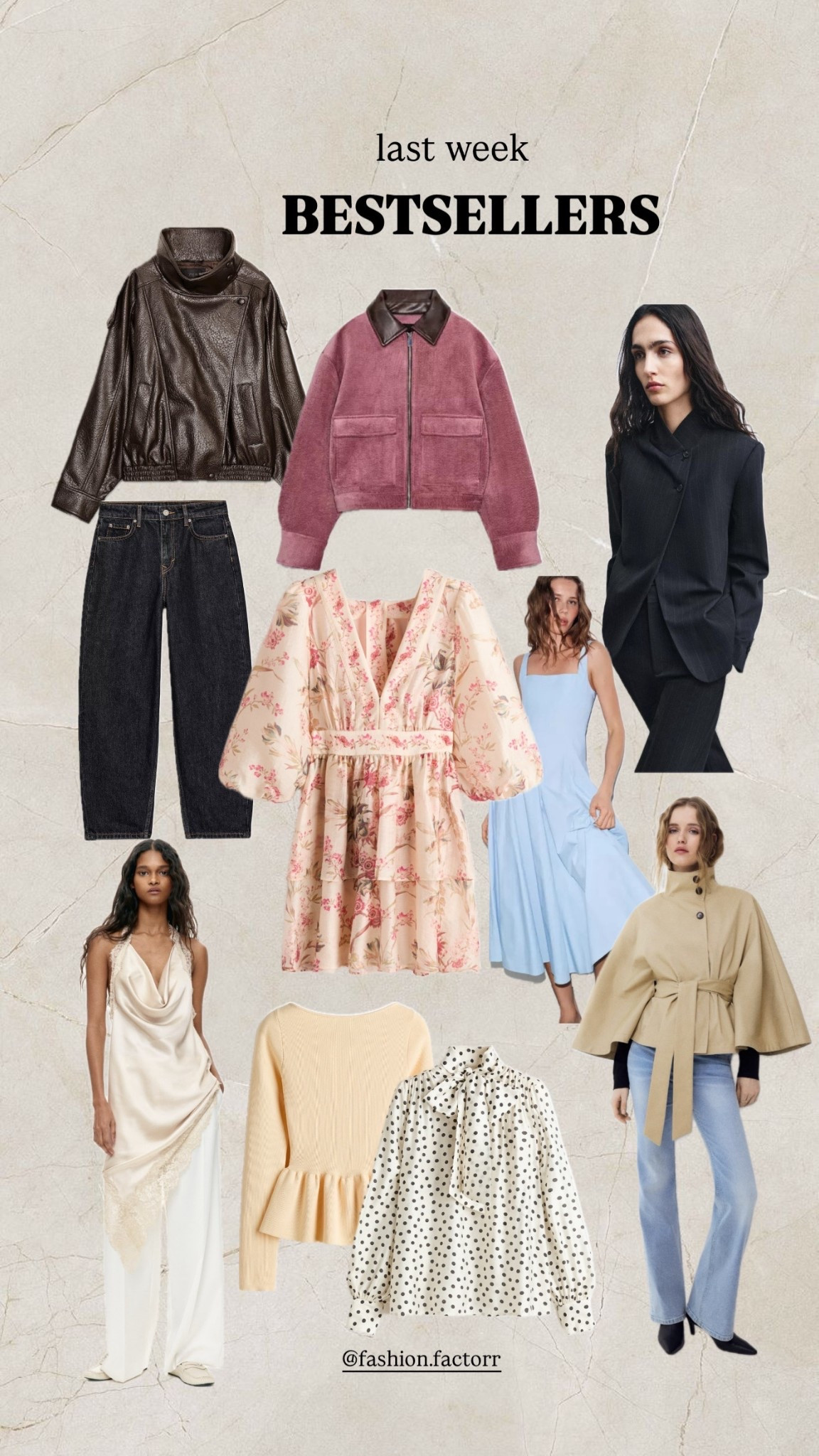 Most loved by you - Last week bestsellers 🤍 linen blend floral dress, faux leather jacket, funnel neck trend, ysl inspired jacket, knit peplum top, pinstriped blazer, butter yellow knit peplum top, tie neck chiffon blouse, polka dot, satin halter neck dress, lace details, icy blue poplin godet dress, balloon jeans, corduroy jacket eith faux leather collar, short trench coat, everyday elevated casual, buisness look, office style, pre spring summer outfit inspo, ootd, zw collection, zara new in, h&m, mango

#LTKootd #LTKSeasonal