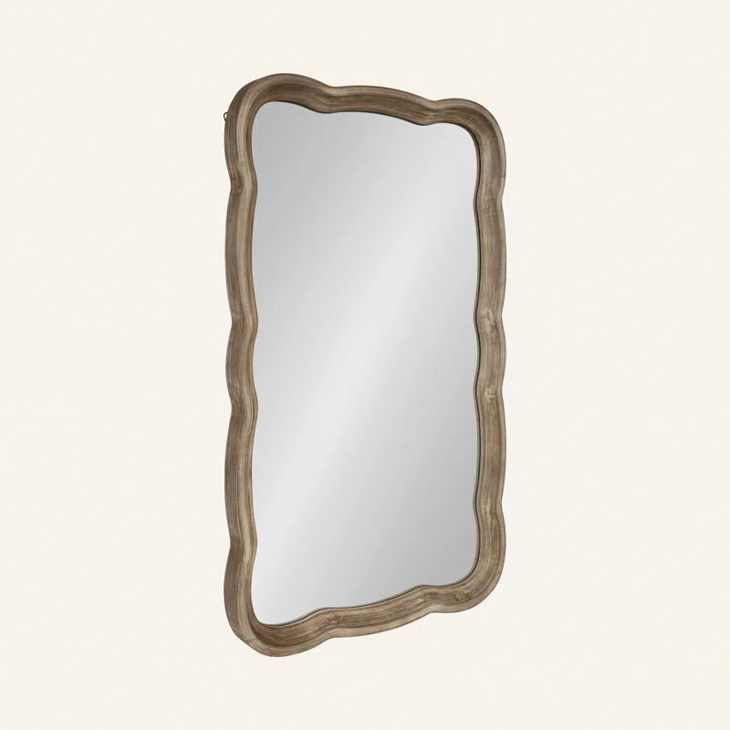 Lucie Irregular Solid Wood Wall Mirror | Wayfair North America