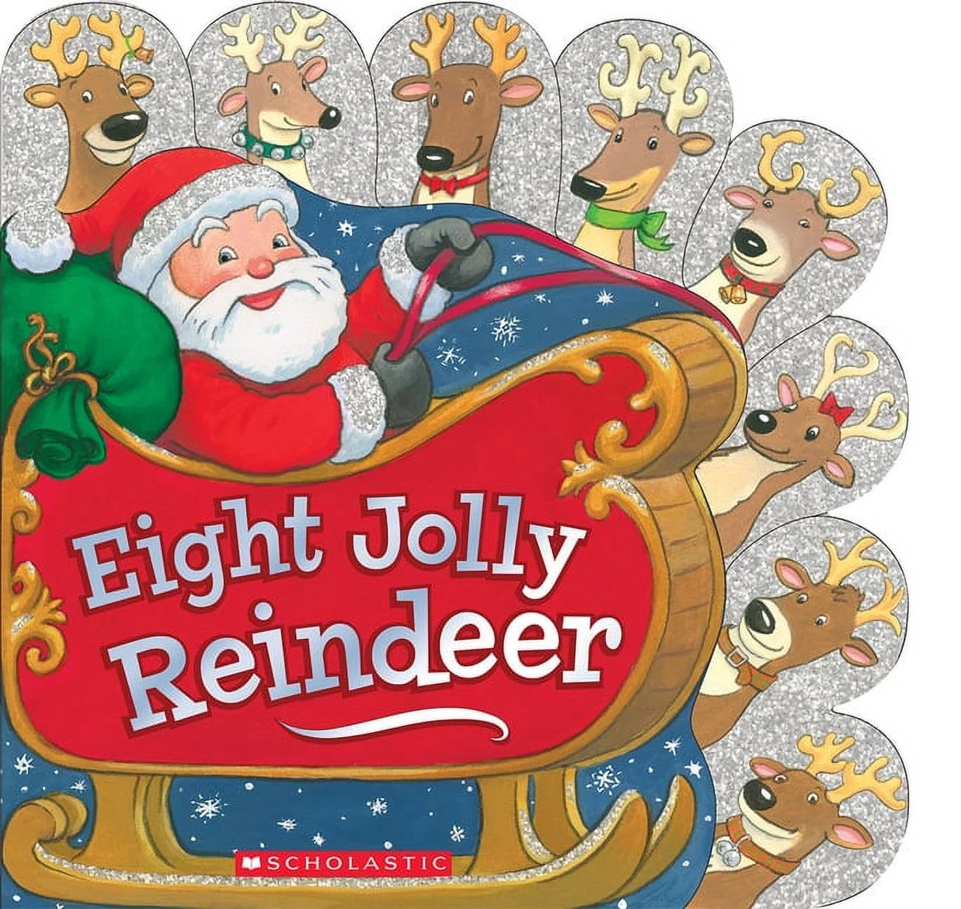 Eight Jolly Reindeer, (Board Book) | Walmart (US)