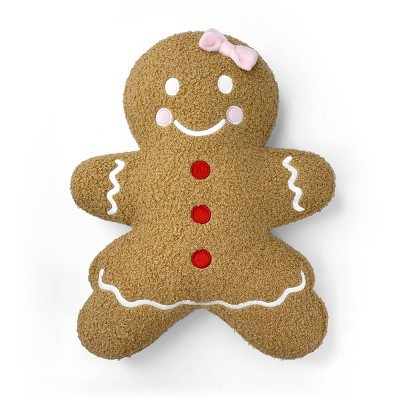 Christmas Gingerbread Woman Pillow - Bullseye's Playground™ | Target