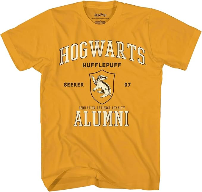 Harry Potter Gryffindor Slytherin Ravenclaw Hufflepuff Alumni Seeker Team Adult T-Shirt | Amazon (US)