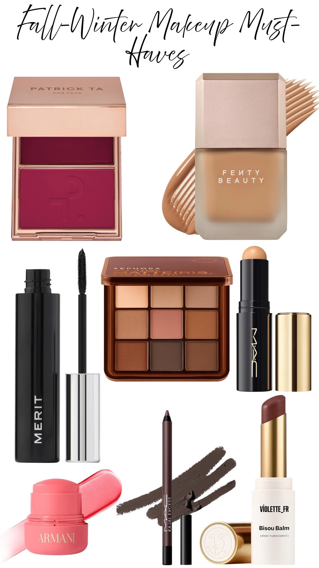 A few makeup picks that feel perfect for fall and winter. I always find myself reaching for richer tones, warm neutrals, a good skin base, and those little extras that make a makeup look feel more finished this time of year.

I pulled together a mix of blush, foundation, mascara, eyeshadow, lip color, and complexion favorites that I’d reach for when I want something put-together but still easy to wear.

I added everything from the collage below if you want to take a closer look.

#LTKU #LTKBeauty #LTKSeasonal
