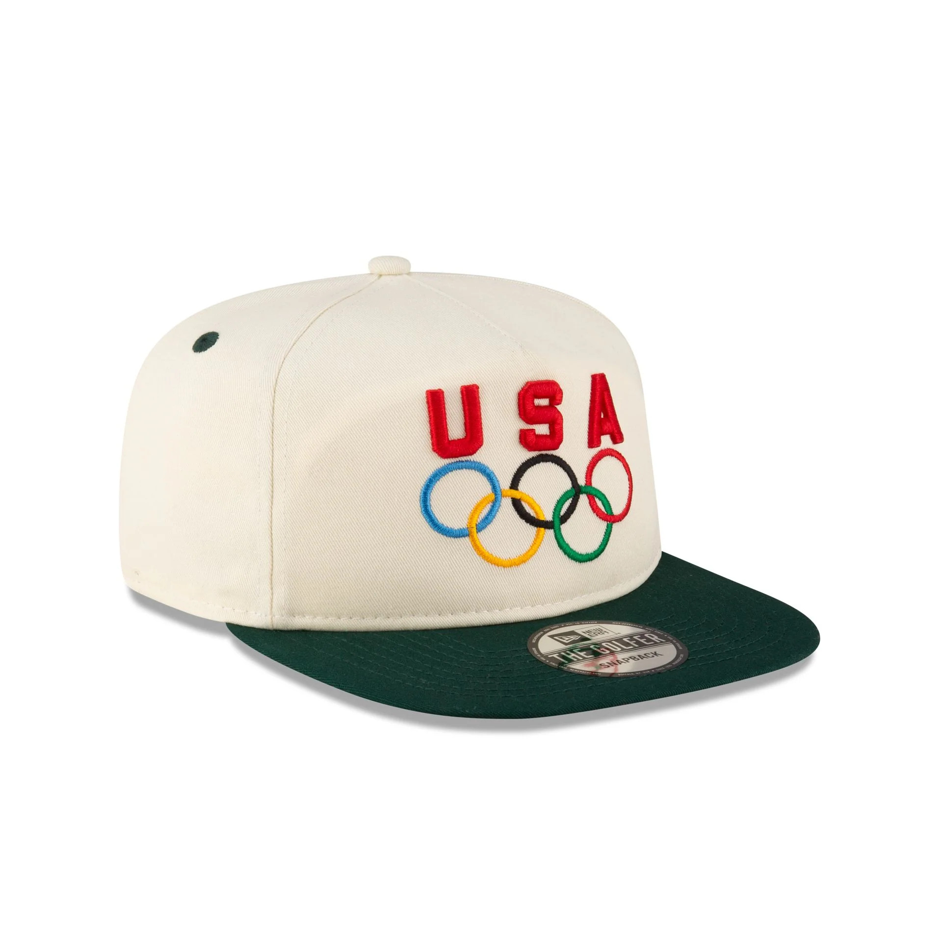 Team USA Chrome Green Golfer Hat | New Era