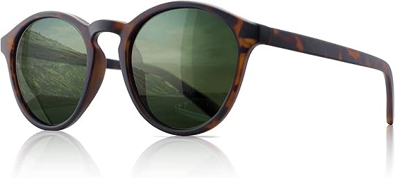 SUNGAIT Classic Vintage Round Polarized Sunglasses for Women Men Retro Style UV400 | Amazon (US)