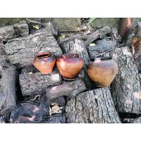 Very Old Antique Clay Vessel - Set Of 3 Rustic Bowl Primitive Decor Homeware | Etsy (US)
