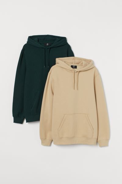 2-pack Relaxed Fit Hoodies | H&M (US + CA)