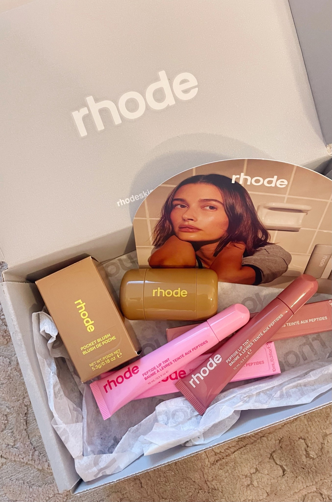 Oldies but Goodies from Rhode!! Snagged Jelly Bean and Salty Tan lip peptides, and the blush in Tan Line ✨ Their lippies and blush are my FAVE! 

#LTKStyleTip #LTKBeauty #LTKU