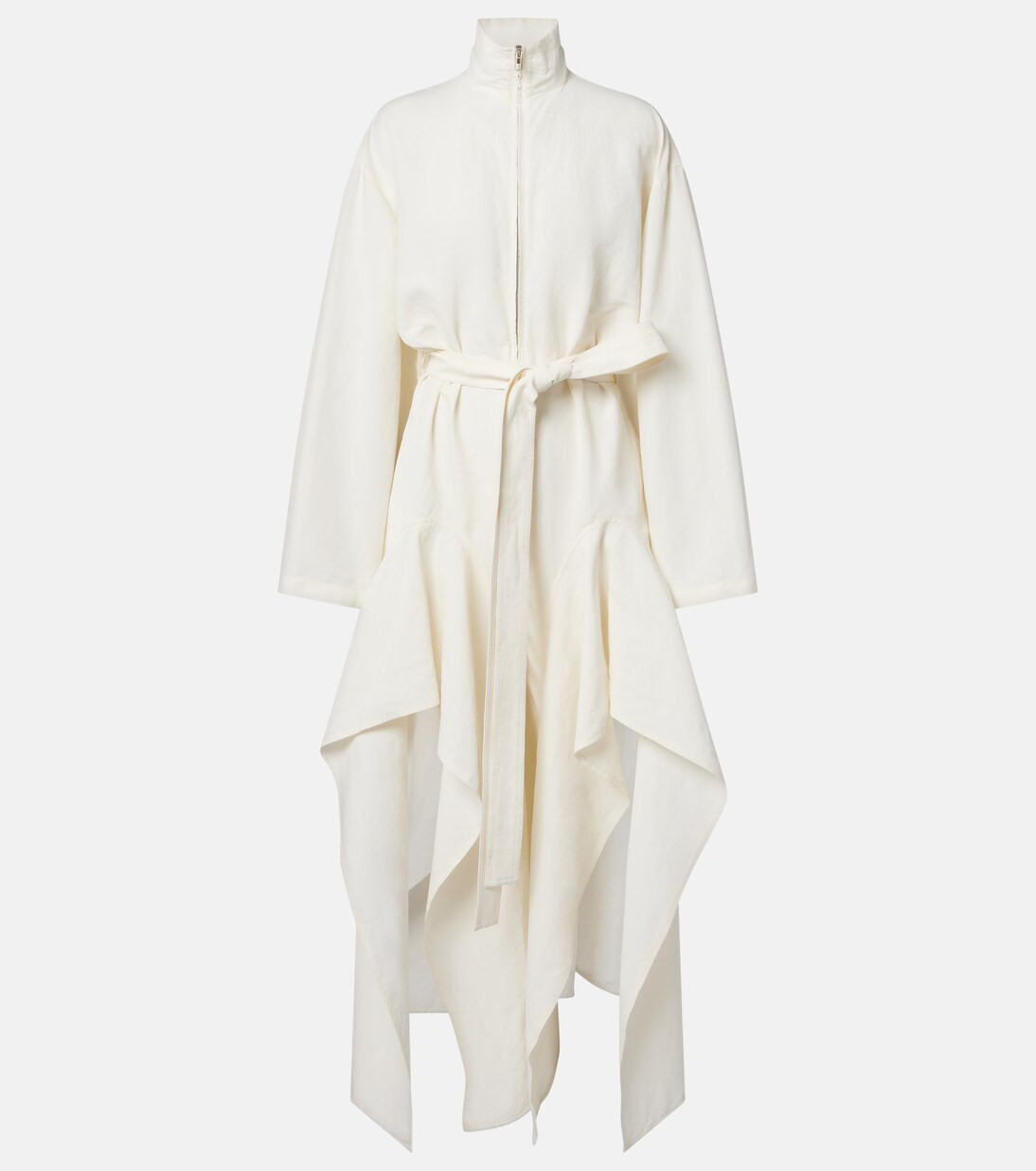 Belted ruffled poplin jumpsuit | Mytheresa (US/CA)