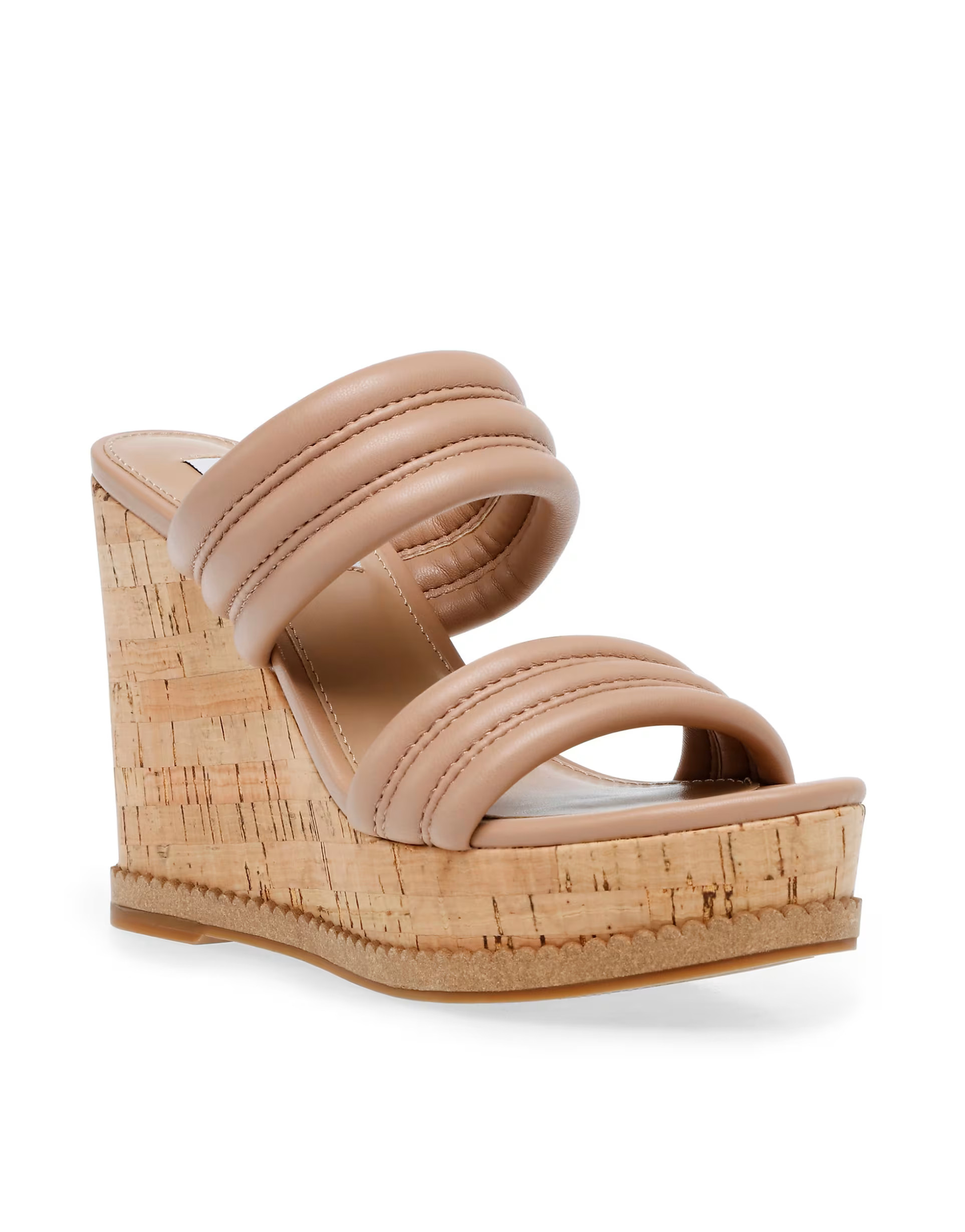 Steve Madden Wipeout cork wedges in tan | ASOS (Global)