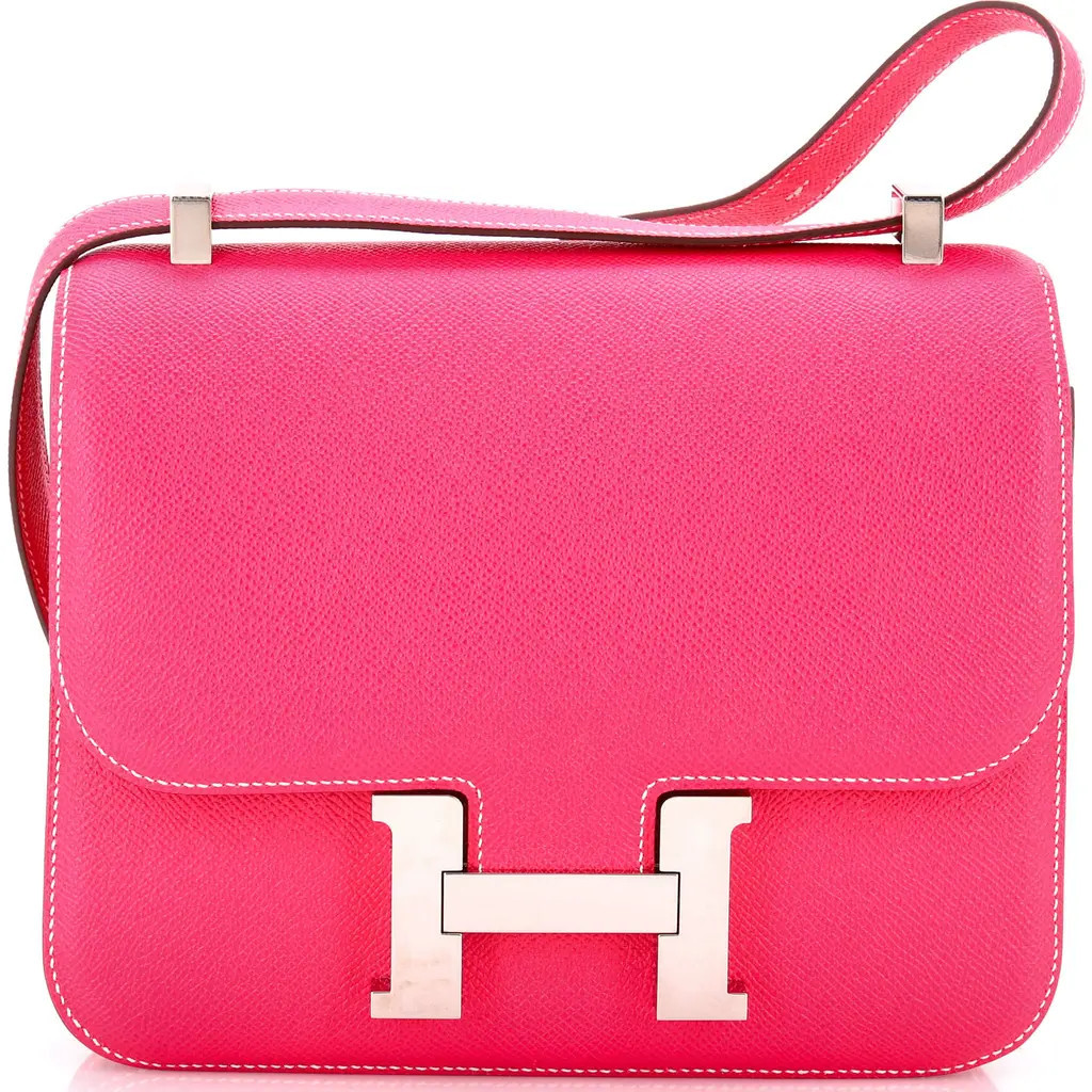 Pre-Owned Hermes Constance Bag Epsom 24 in Pink at Nordstrom, Size X-Small | Nordstrom