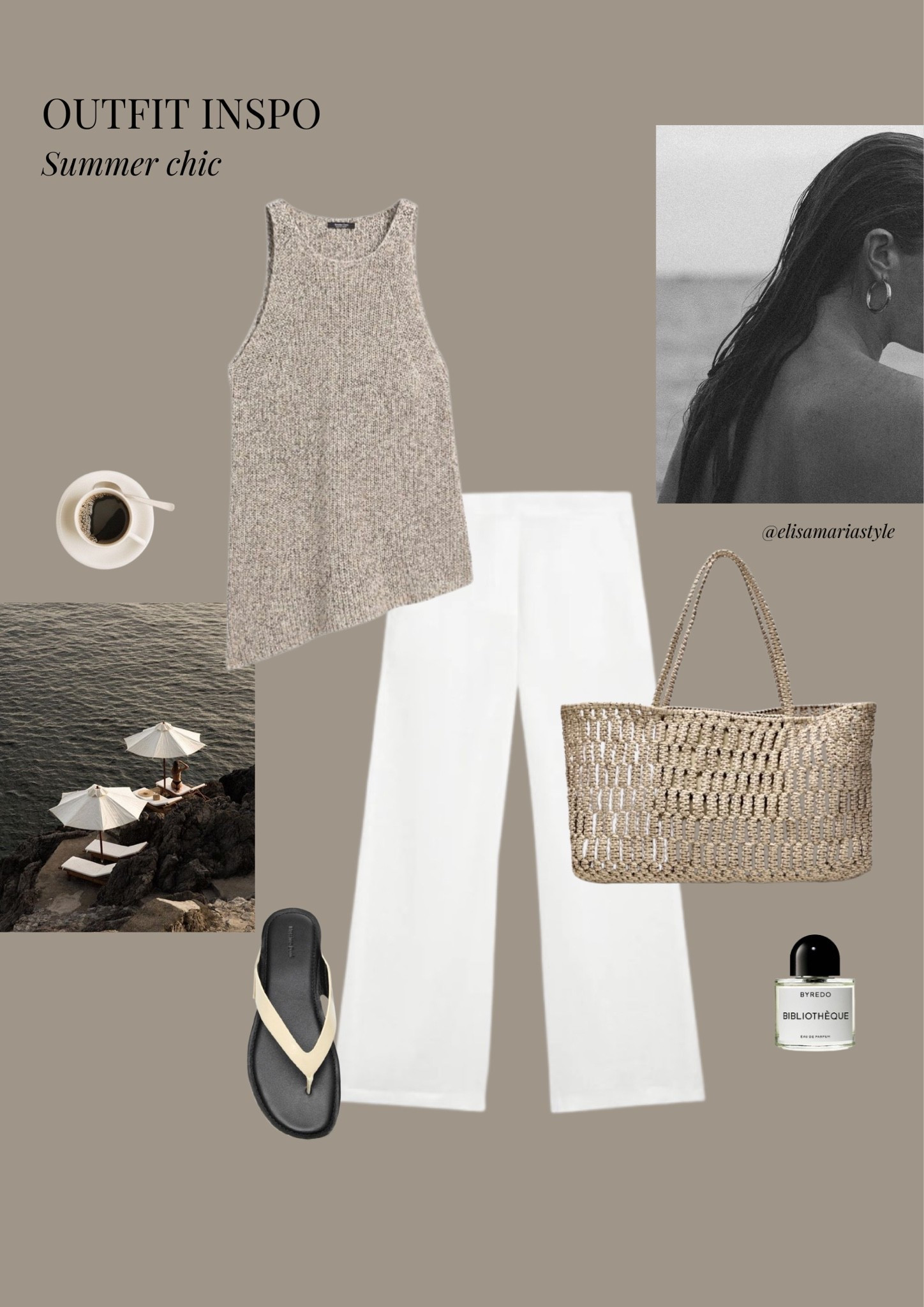 Knit top and linen trousers outfit idea for summer 🍨

#LTKootd