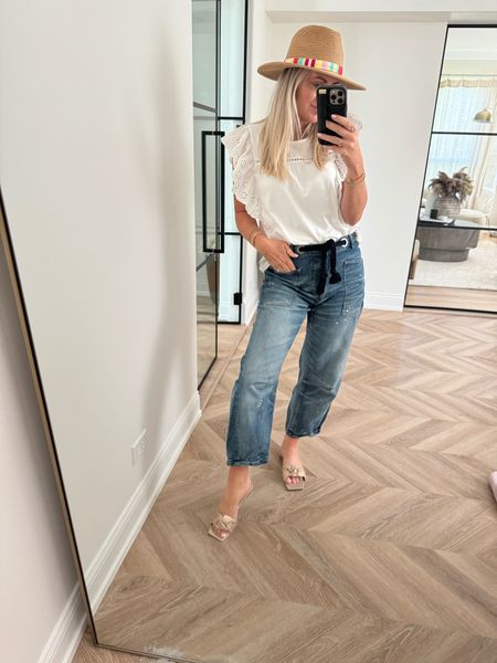 High quality Amazon top! 5 colors- I’m in small. 
Jeans: 26

Summer outfit. Summer style. Amazon fashion. Jeans. Amazon blouse. 

#LTKFindsUnder50 #LTKOver40 #LTKStyleTip