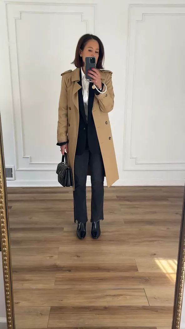 Classic trench coat with belt - … curated on LTK Classic trench coat with belt - … curated on LTK