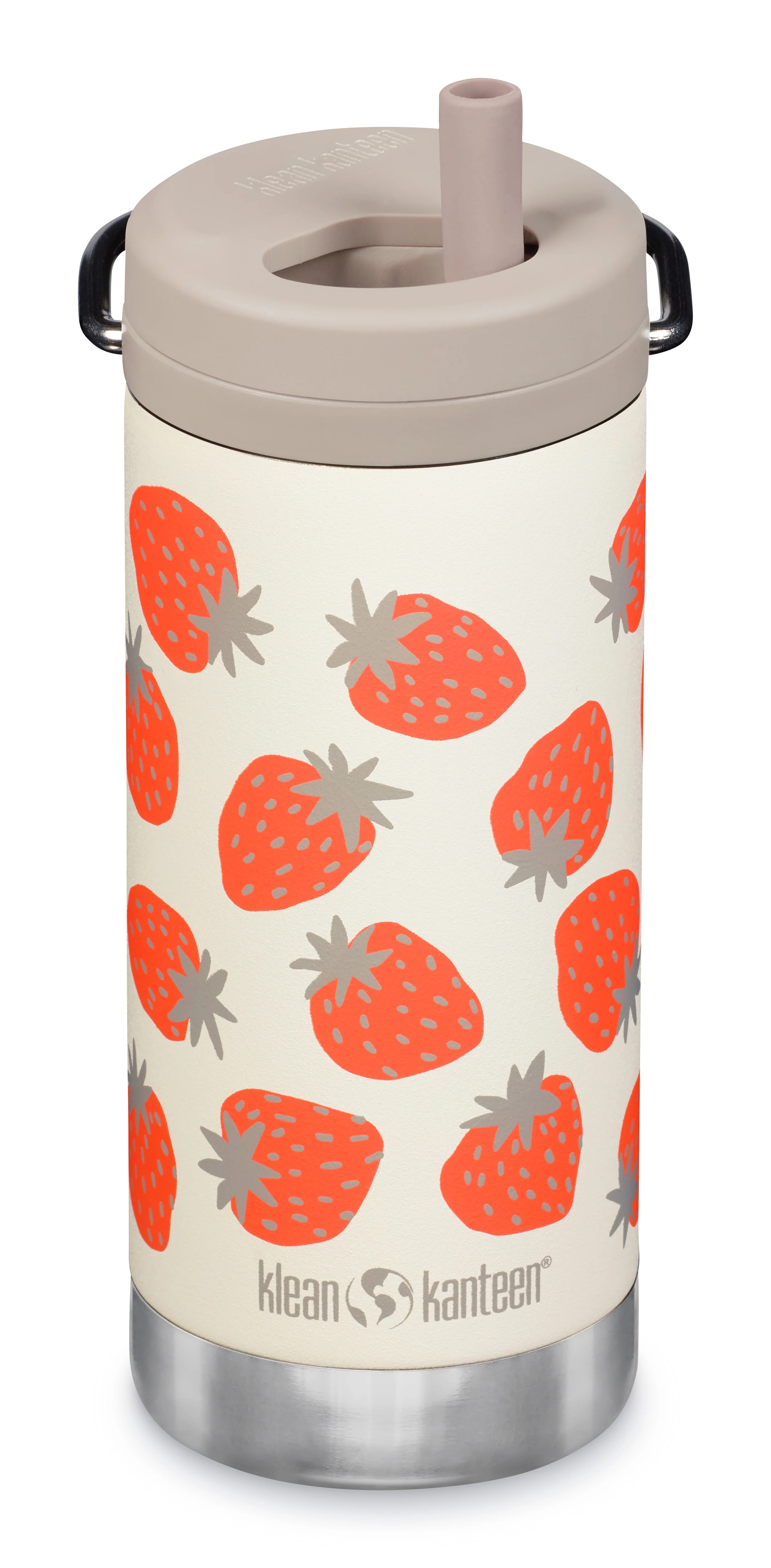Klean Kanteen 12 fl oz Stainless Steel Insulated Water Bottle Twist Cap Strawberries | Walmart (US)