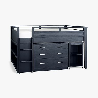 Sleep & Study® Low Loft Bed | Pottery Barn Teen