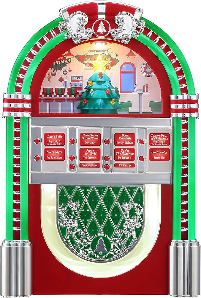 Mr. Christmas Rock-O-Rama Juke Box - Red | Amazon (US)