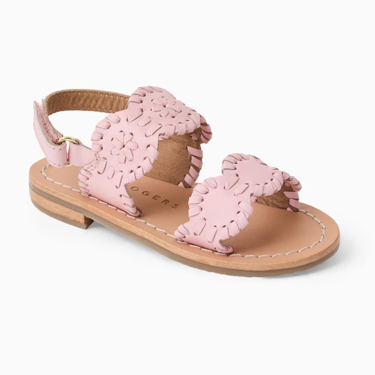 Jack Rogers Toddler Laurin Flat Sandals \u2014 Chalk Pink Nappa | Jack Rogers