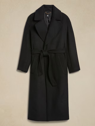 Pura Oversize Wool-Cashmere Wrap Coat | Banana Republic (US)