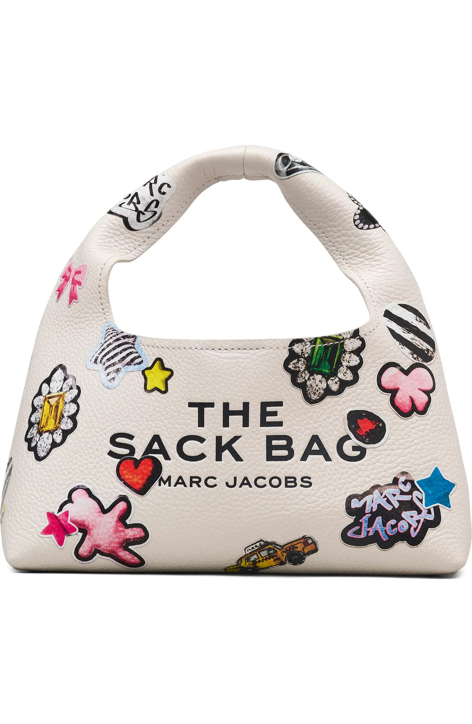 Marc Jacobs The Mini Sack Sticker Leather Top Handle Bag | Nordstrom | Nordstrom
