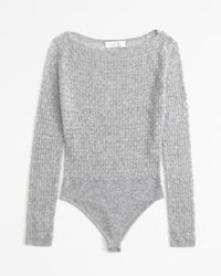 Women's Merino Wool-Blend Slash Bodysuit | Women's Tops | Abercrombie.com | Abercrombie & Fitch (US)