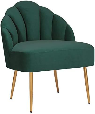 Amazon Brand - Rivet Sheena Glam Tufted Velvet Shell Chair with Comfort Cushioned Seat and Tapere... | Amazon (US)