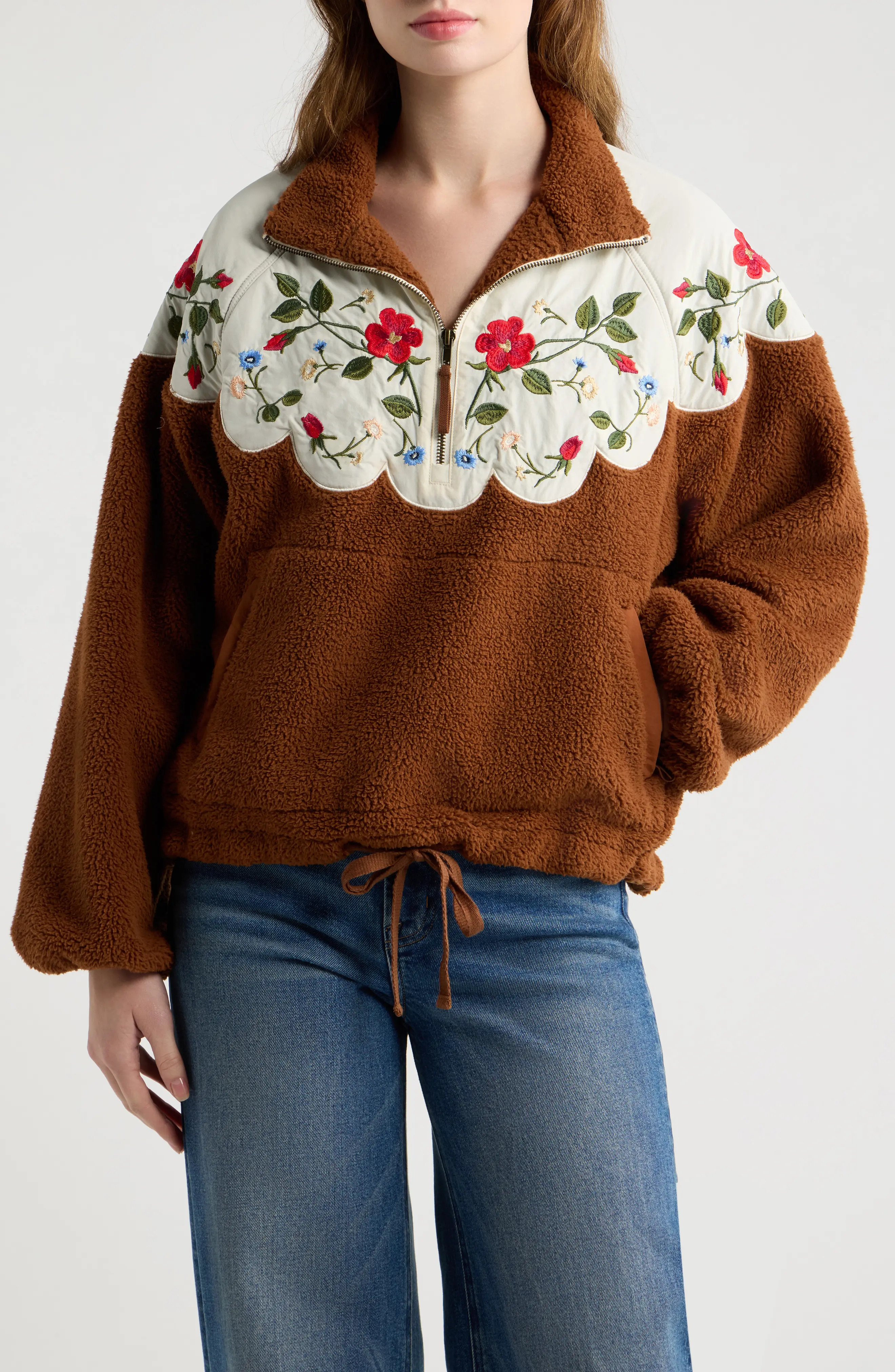 THE GREAT. The Plush Wildflower Pullover (Women) | Nordstrom | Nordstrom