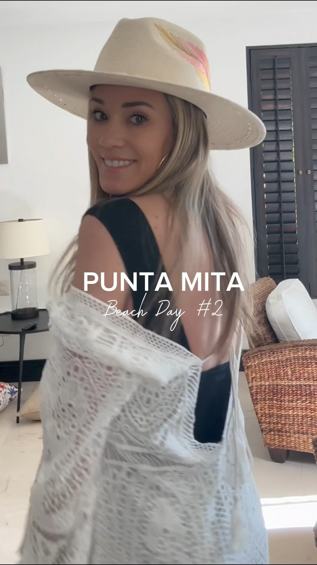Punta Mita Spring Break Vacation Day #2 Outfit. I love this new Cupshe x Jessie James Decker one-piece black bathing suit for $37.99. It pairs beautifully with this white lace tunic cover-up from Amazon for $24.99! #ootd

#LTKSwim #LTKWatchNow #LTKFindsUnder50