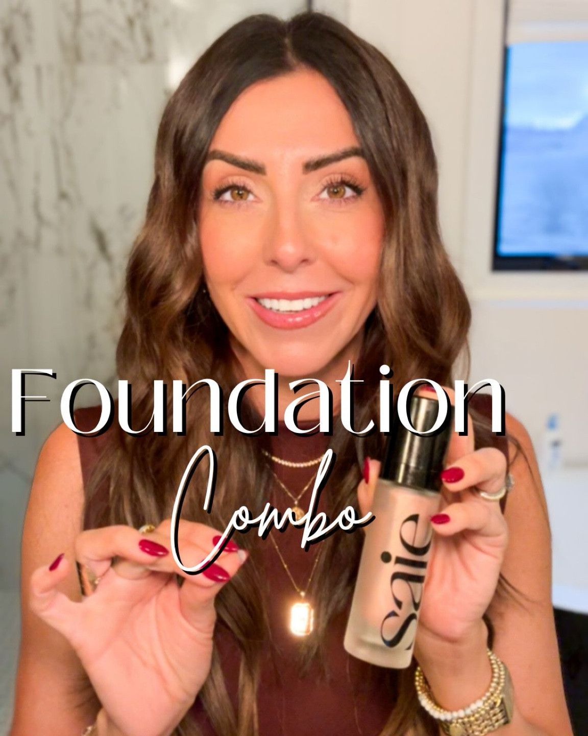 My favorite foundation combo for glowy skin! Saie first, Mix the glazing milk with foundation and blend on face. 

Shade Medium Neutral for foundation   

#LTKFindsUnder50 #LTKBeauty