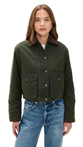 [BLANKNYC] Women's Catching a Break Jacket, Hunter Green, XS | Amazon (US)