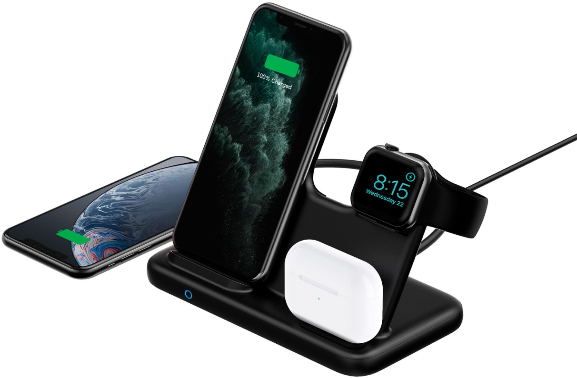 Anker PowerWave 4-in-1 Charging Station with Wireless Charger for Smartphones, Airpods, Apple Wat... | Best Buy U.S.