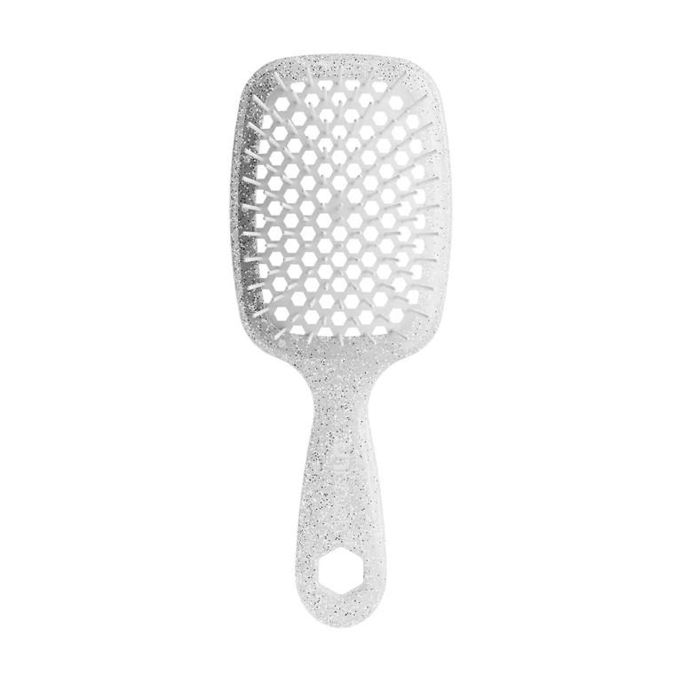 FHI Heat UNbrush\u00ae Sparkle Detangling Brush, All Hair Types, White | Walmart (US)