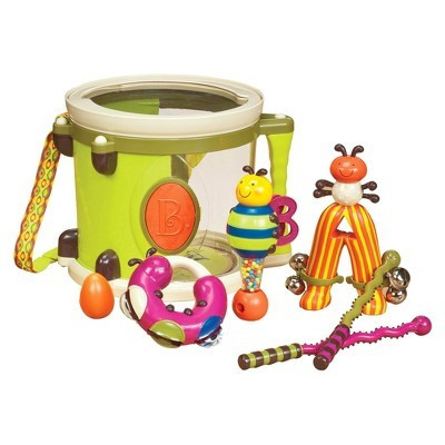 B. toys Toy Drum Set 7 Instruments - Parum Pum Pum: Music Percussion, Social Skills, Fine Motor Development | Target