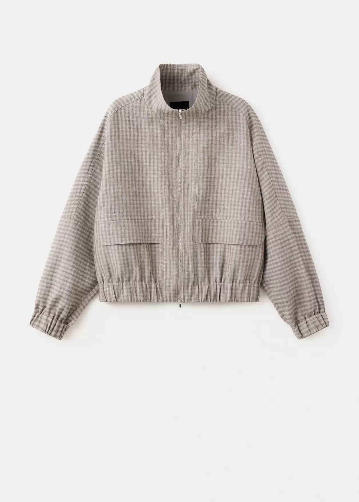 Checked bomber jacket | MANGO (UK)