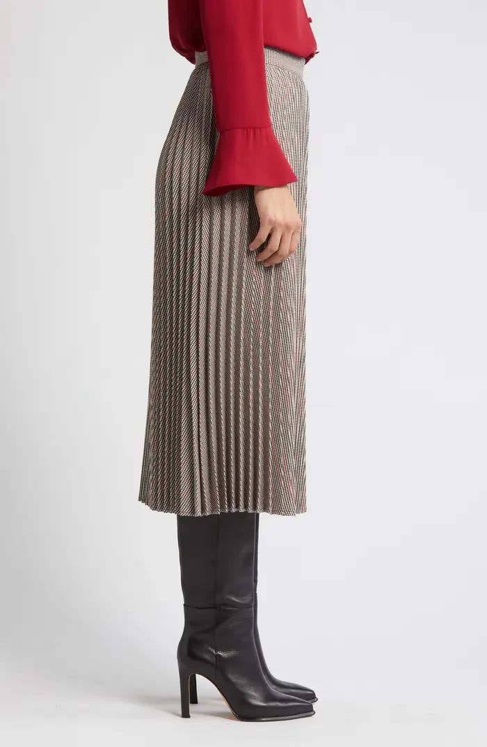 Dainty Plaid Pleated Midi Skirt | Nordstrom
