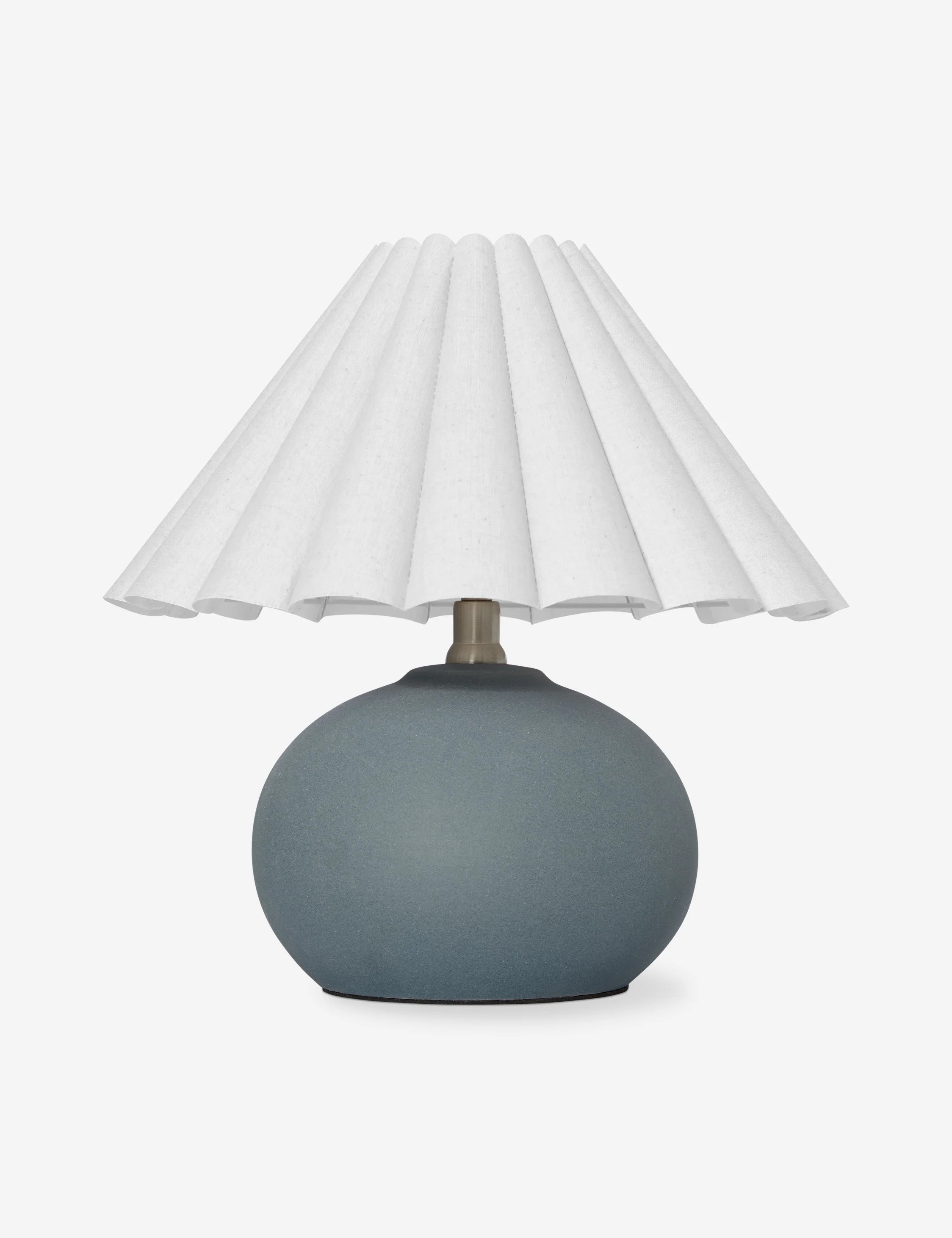 Luis Table Lamp, Blue, Mini | Lulu and Georgia 