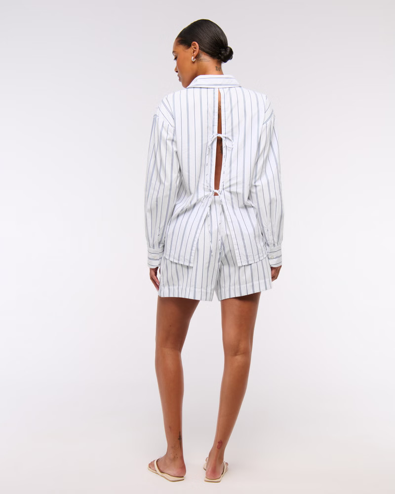 Poplin Pull-On Short | Abercrombie & Fitch (US)