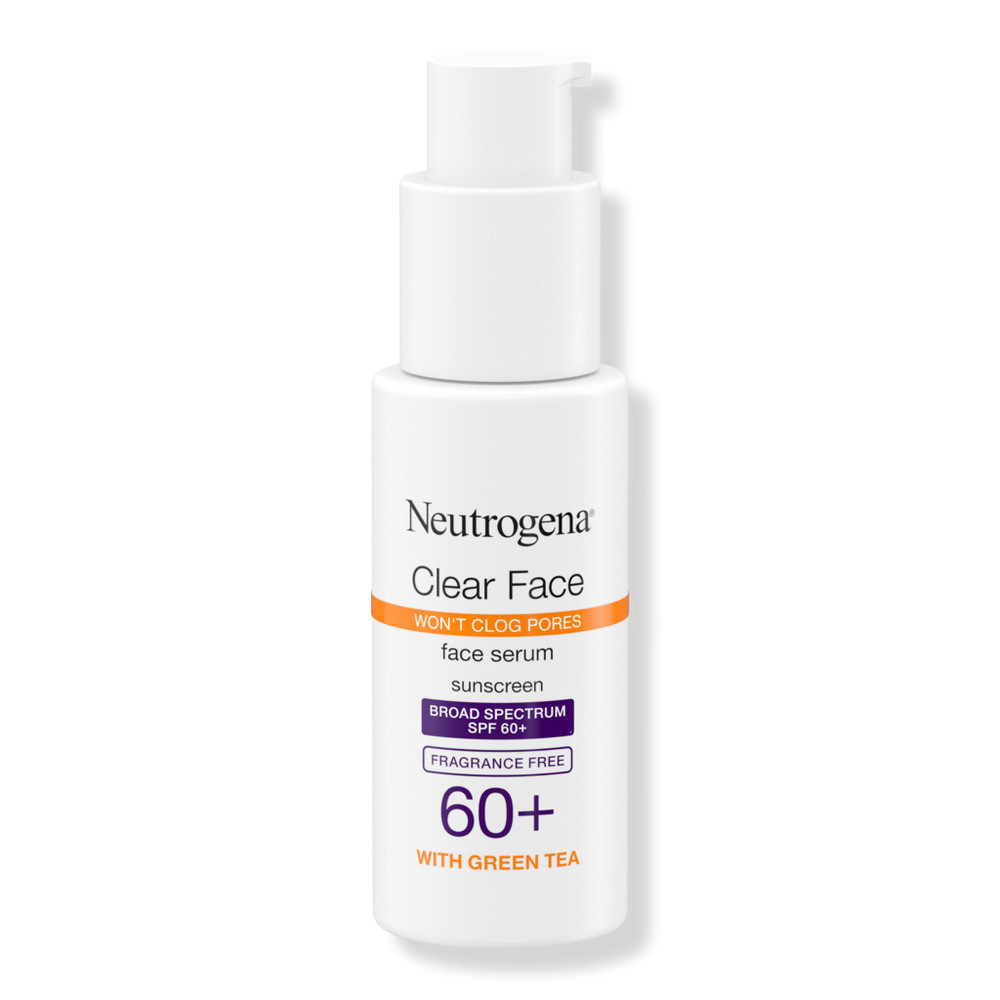 Neutrogena Clear Face Serum Sunscreen with Green Tea, SPF 60+ | Ulta