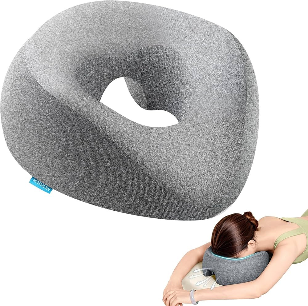 Massage bed Pillow Face Down Massage Headrest Bed For After Eye Surgery For Sleeping Retina Surge... | Amazon (US)