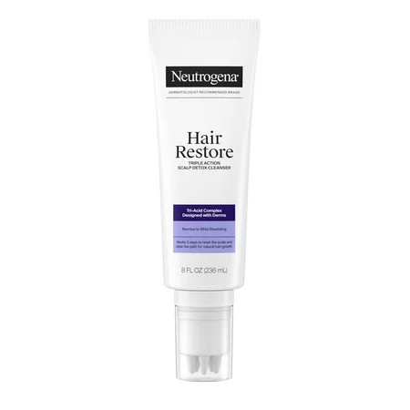 Neutrogena Hair Restore Triple Action Scalp Detox Cleanser 8 fl. oz | Walmart (US)